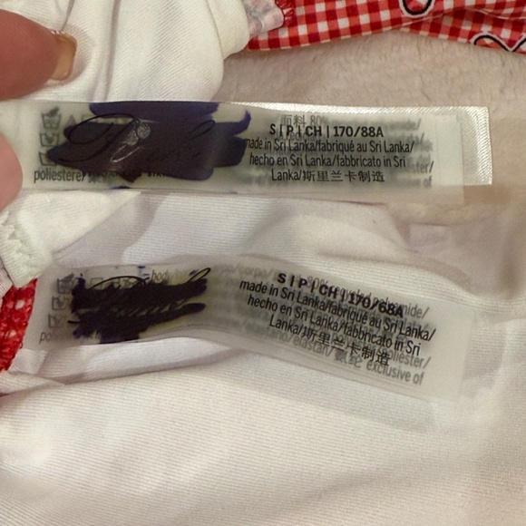 New! SET Frankie’s Bikinis x Pink Rosalind Bandeau Reilly Bikini 31496 - Picture 13 of 14